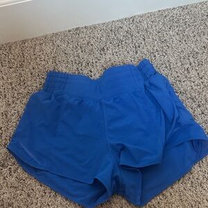 lululemon athletica Vibrant Blue Athletic Shorts